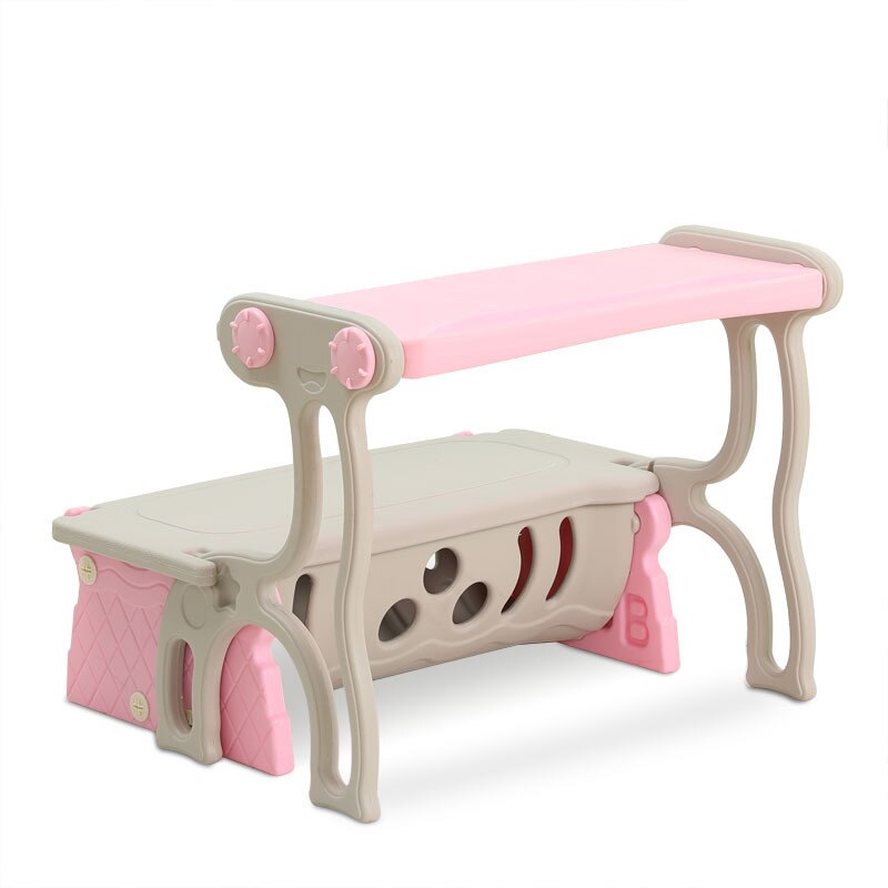 Kindergarten Multifunctional Plastic Study Table Combination Locker Three Inone Children Baby Dining Table Chair Stool Storage