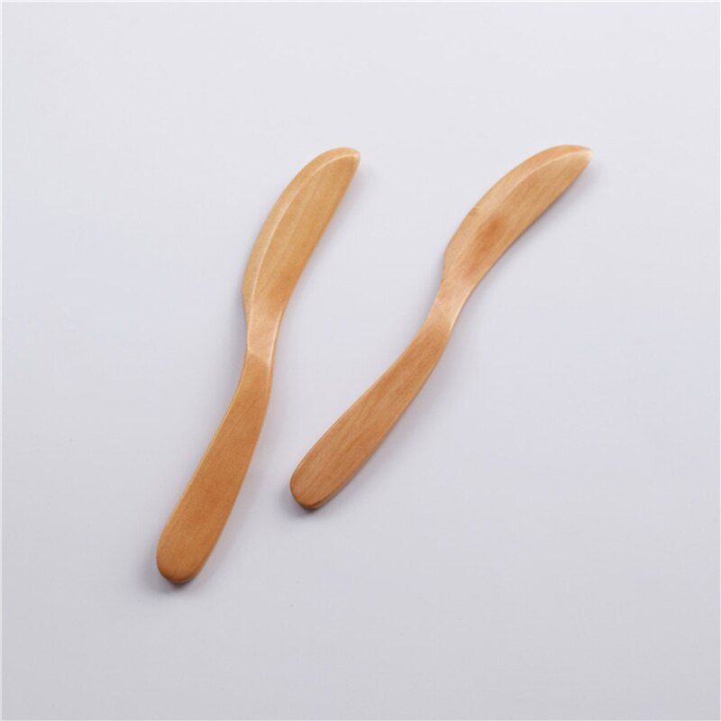 Holz Messer Butter Messer Schwert Japanischen Pfannen Marmelade Kreative Geschirr Solide Besteck Glatte Geschirr Elegante Messer 3/6 stücke