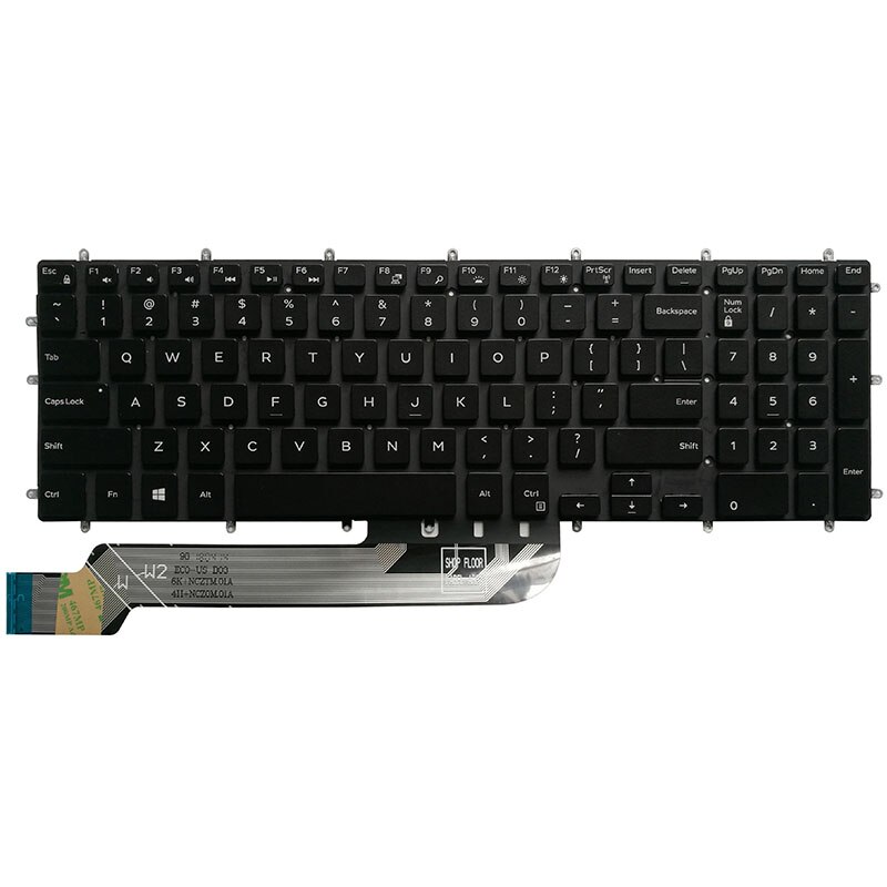 Ons Toetsenbord Voor Dell Inspiron 15 5565 5567 Met Palmrest Bovenste Deksel Met Backlit Grijs Frame