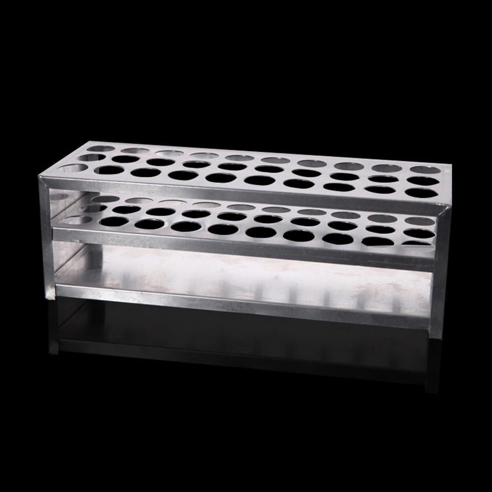 Support multifonctionnel pour tubes à essai en aluminium, 40 trous de 15.5mm, support pour tubes à essai de laboratoire