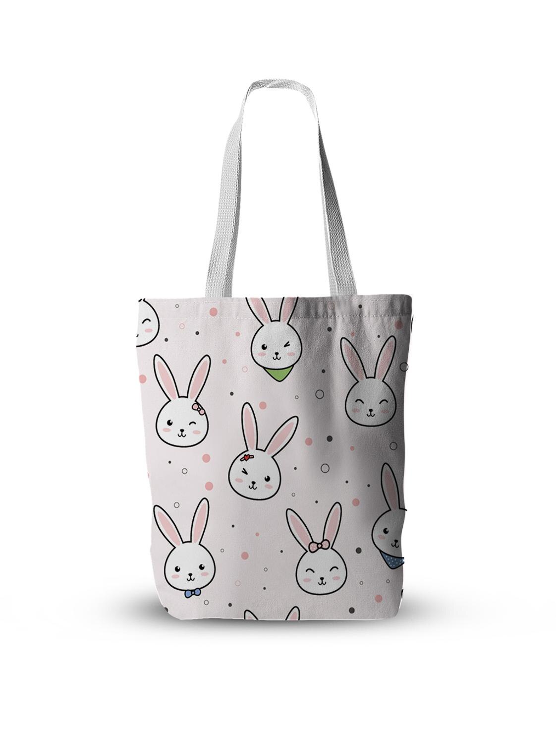 3D Gedrukt Mini Dier Canvas Tas Eenhoorn Handtas Reizen Strandtas Herbruikbare Schoudertas Kruidenier Opbergtas: style7