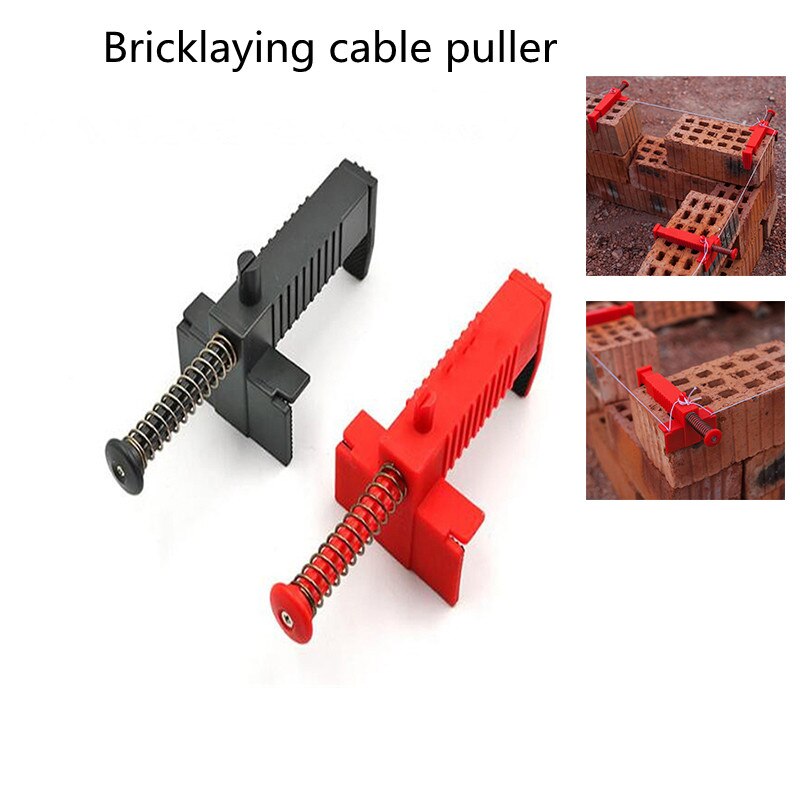 2Pcs Bricklaying Bouw Tool Liner Duurzame Anti-Slip Baksteen Lijn Houder Draad Lade Fixer Voor Bouw