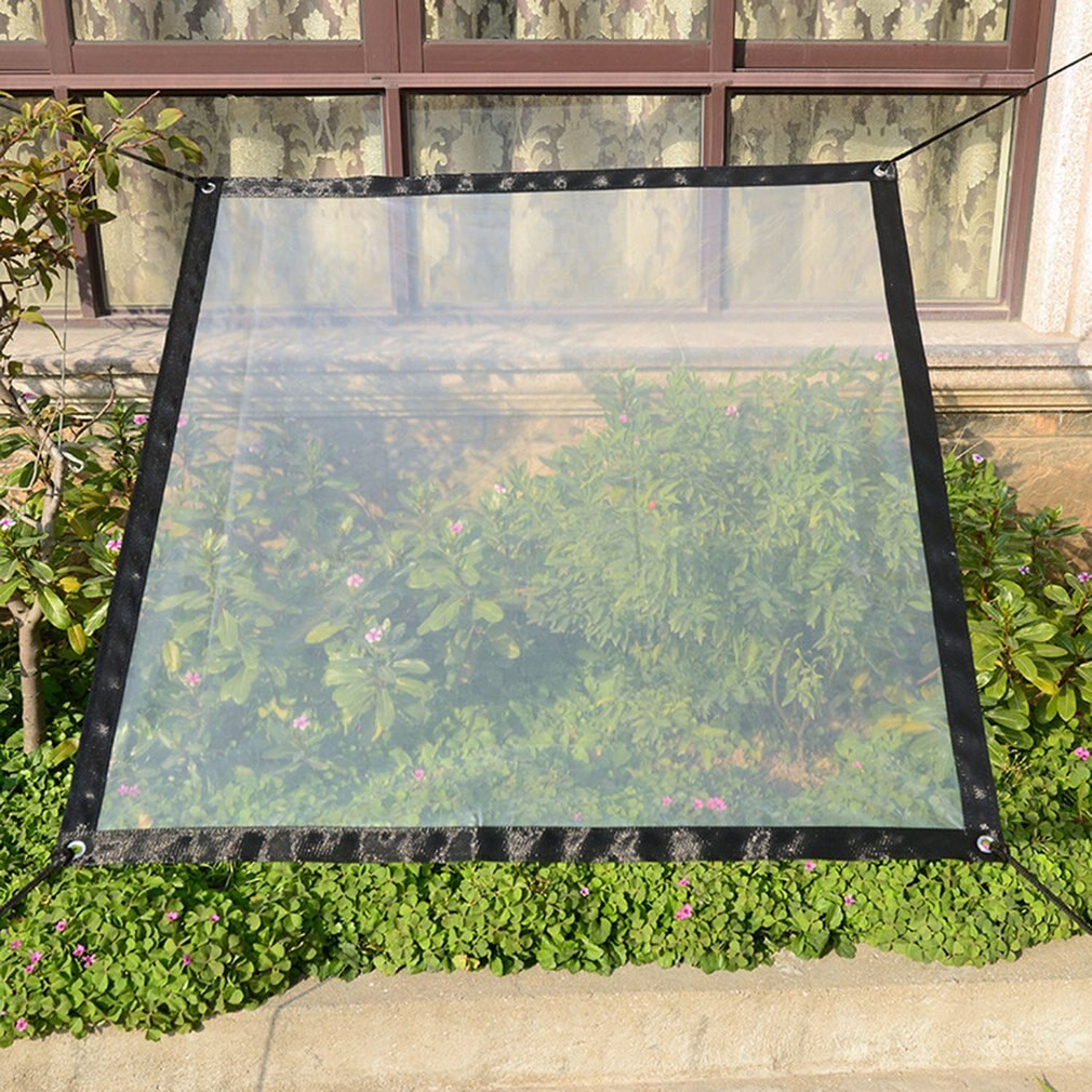 Frost Proof Clear Tarpaulin Heavy Duty Waterproof PVC Tarp Cover Sheet Plastic Film Antifreeze Insulation Tarpaulin