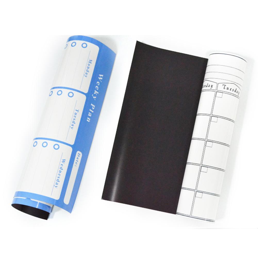 Magnetic Daily Weekly Monthly Planner Whiteboard Fridge Magnet Flexible Daily Message Drawing Refrigerator Calendar White Board