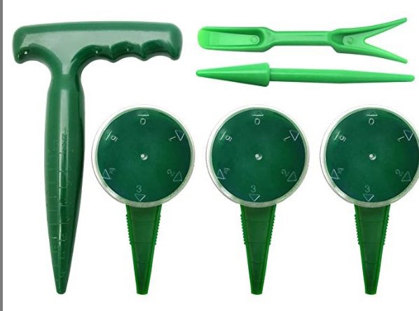 4/6PCS Mini Garden Kit Adjustable Seeder Seedling Transplanter Perforator Seeder Cutter Gardening Accessories Seed Disseminators: 6pcs