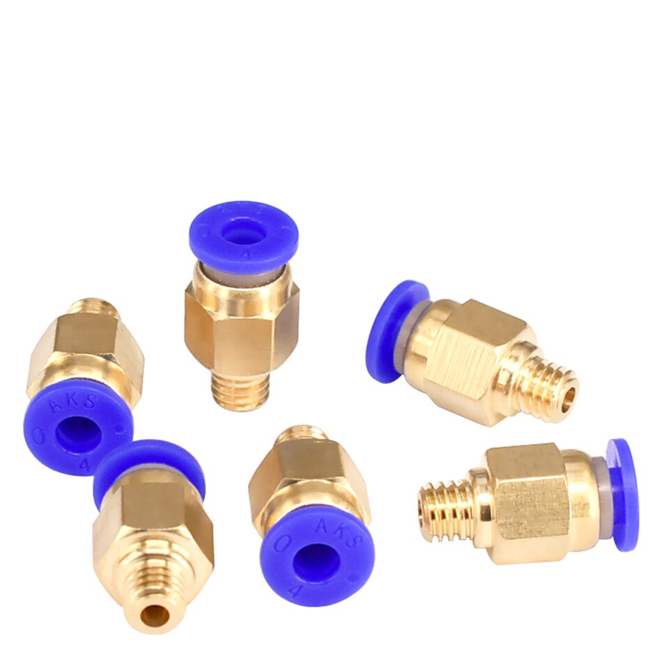 10 st/lot pc4-m6 pneumatisk rak anslutning mässin... – Vicedeal