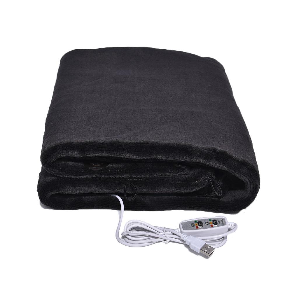 USB Heated Shawl Winter Warm Thermal Electric Heating Shoulder Blanket For Outdoor Camping Hiking Office And Sofa Use Warmer