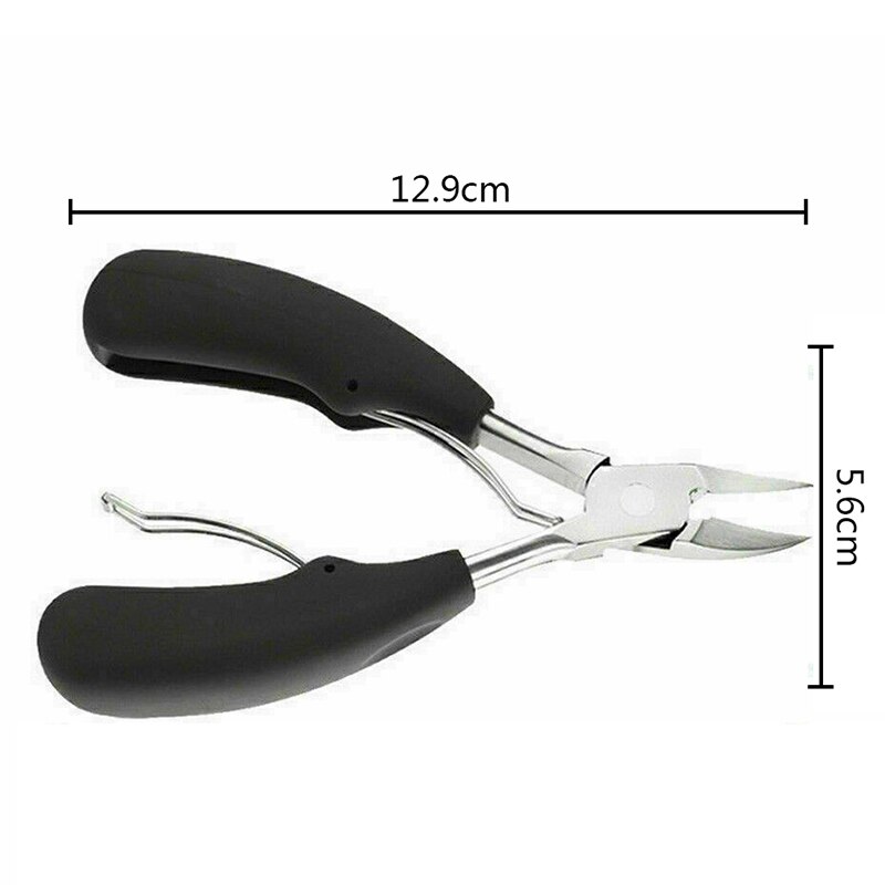 Stainless Steel Toe Nail Clippers Nail Correction Thick Nails Ingrown Toenails Nippers Cutters Dead Skin Dirt Remover Pedicure