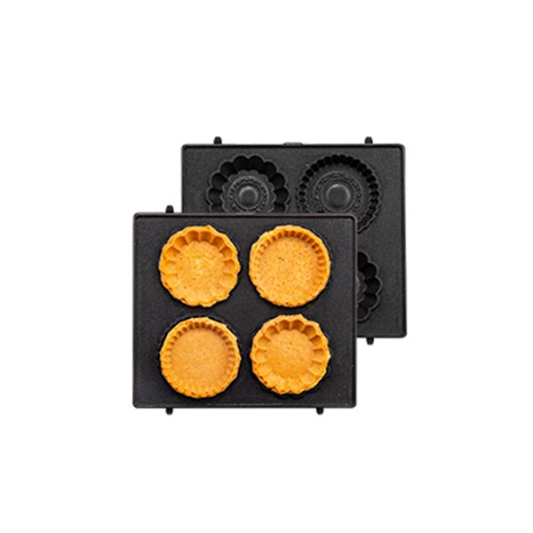 Sandwichera eléctrica de 650W con temporizador, máquina para hacer gofres, tostadora, máquina de desayuno Takoyaki, tortitas, Donuts, Sandwichera de 220V: fruit tart