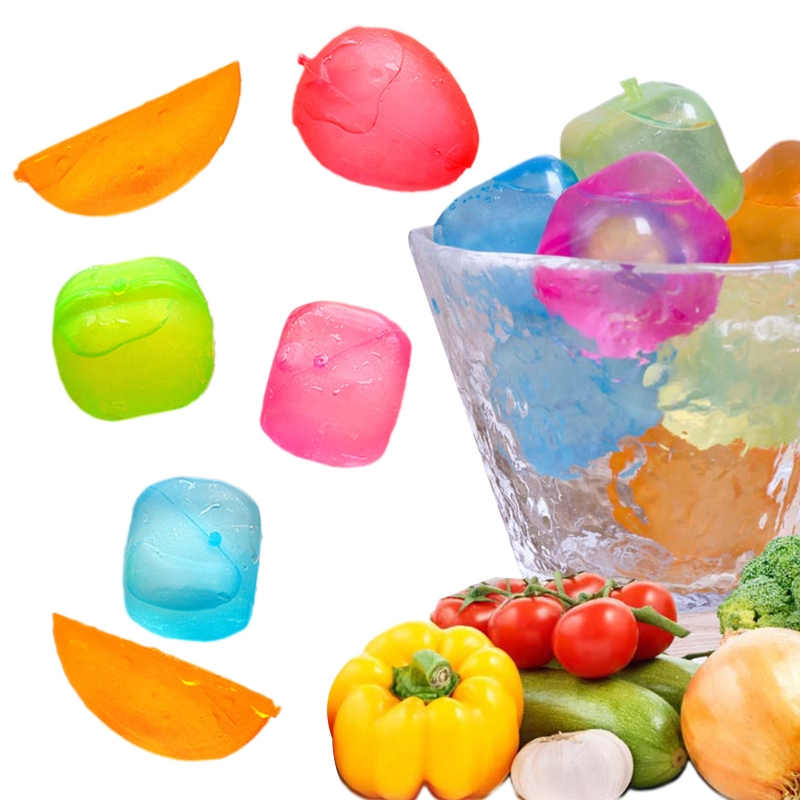 Cubitos de hielo reutilizables de grado piezas, cubos de hielo de plástico no diluidos, lavables, para Picnic y Camping, 6 unidades