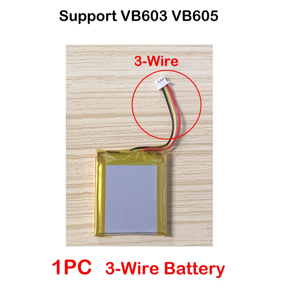VB603 Baby Monitor Battery VB605 VB603 Battery ,3.7V 750mAh Replacement Battery USB Charger for Video Nanny Bebe Monitor BM603: Red