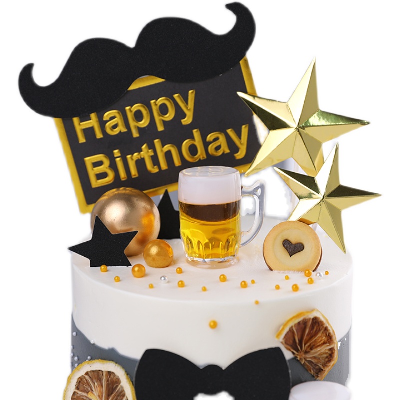 Decoración Para tarta de feliz Día del Padre, decoración para tarta de cumpleaños, temática del mejor héroe de papá y padre, suministros DIY 2022