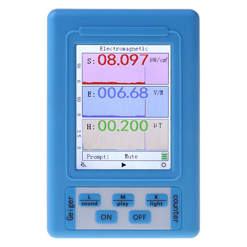 Elektromagnetisk strålingsdetektor emf meter strålingsdosimeter monitor tester br -9a