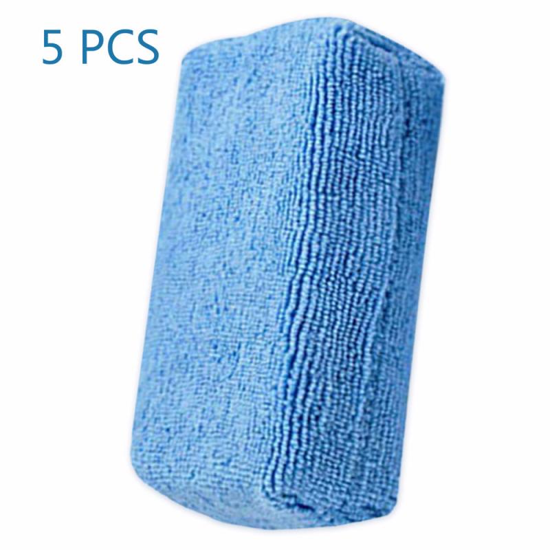 Auto Waschen Reinigung Schwamm Block Mikrofaser Wachs Applikator Pad Polieren Schwamm Frottee Tuch Kasten Poliert Wachs Schwamm Wartung: 5 Stck
