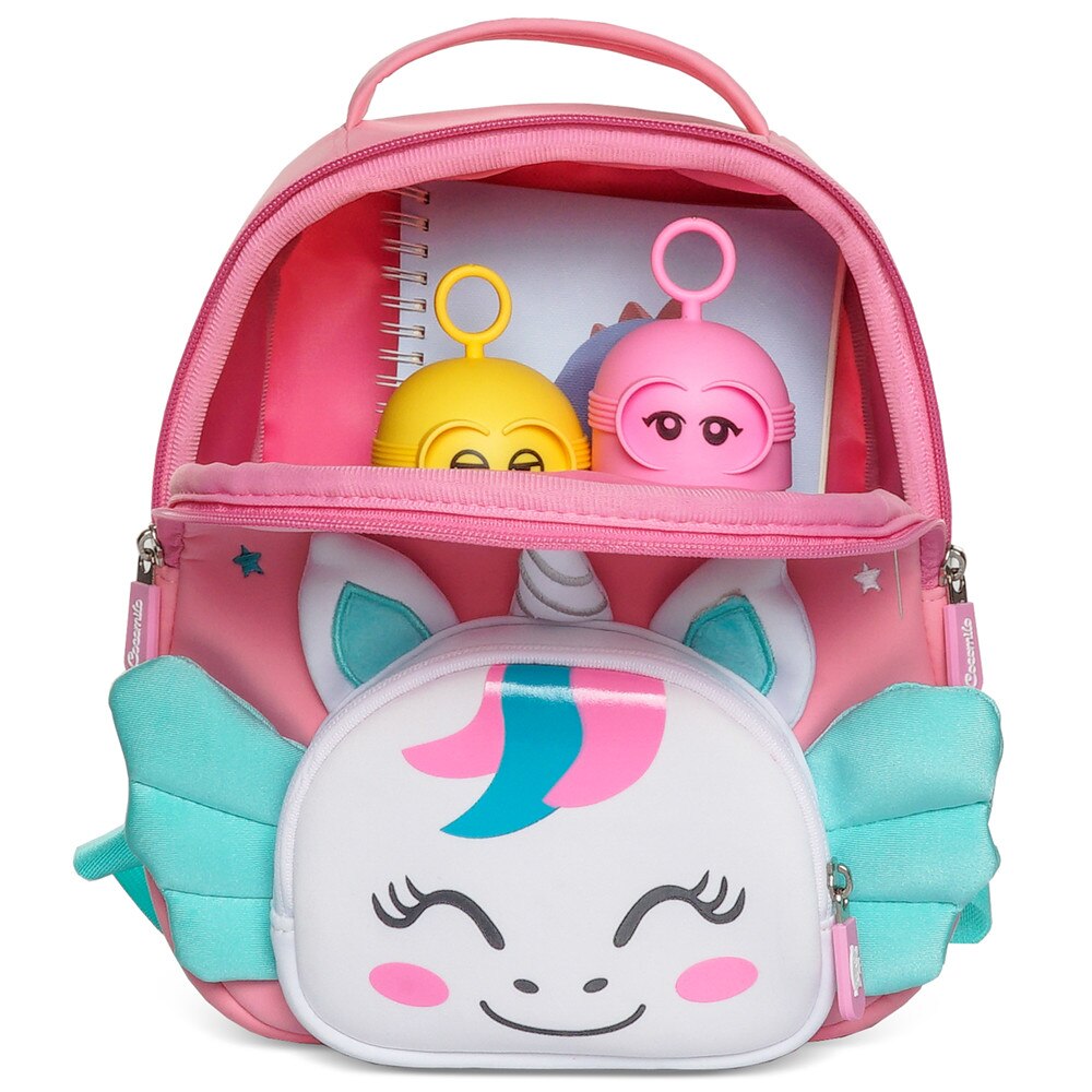 Cocomilo Brand Kids 3D Cartoon Unicorn School Bags for 2-5 Years Children Kindergarte Girls Boys Animal Schoolbag Backpack