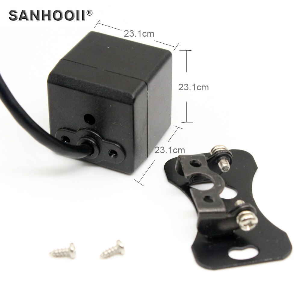 Waterdichte auto achteruitrijcamera parkeerhulpcamera achteruitrijmonitor achteruitrijcamera lens voor recorder dvr met 4- pins 2.5mm- aansluiting
