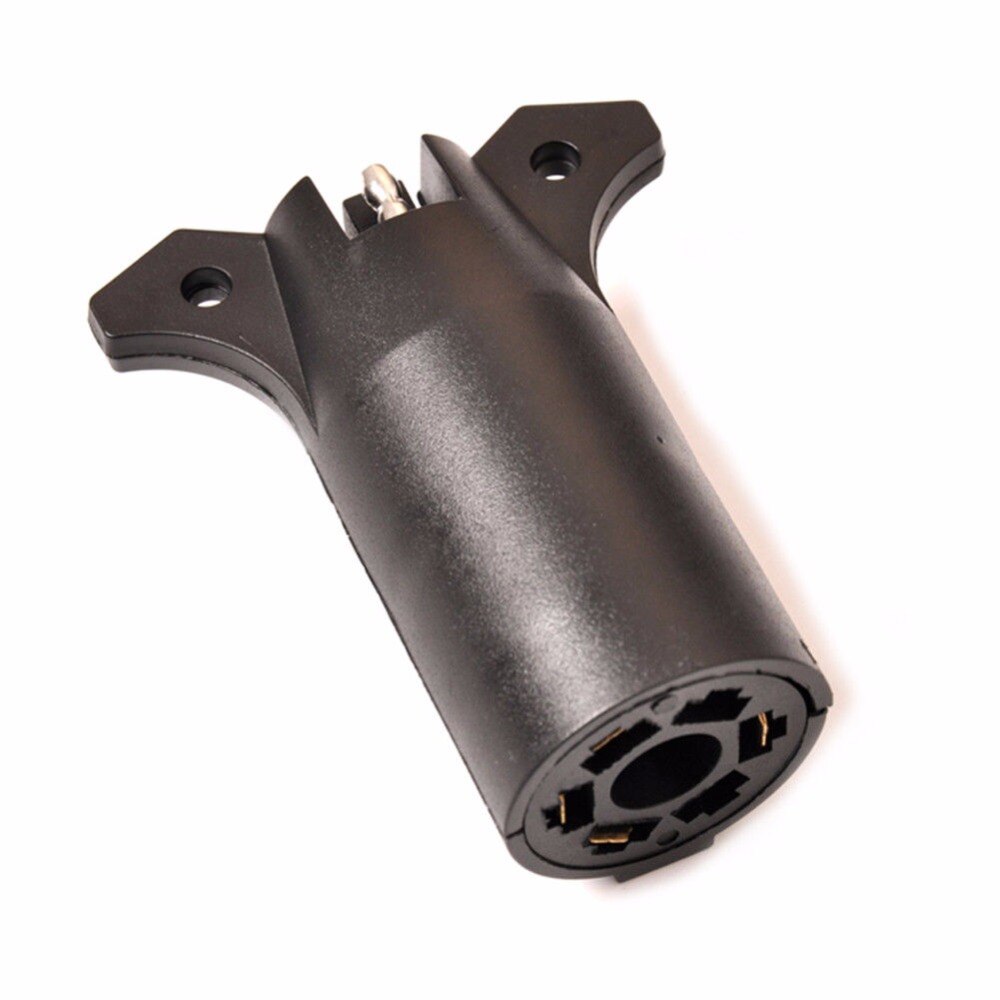 7Pin to 4Pin Flat Trailer Light Adapter Plug Connector Boat Waterproof 12V Trail Car Connector US Plug