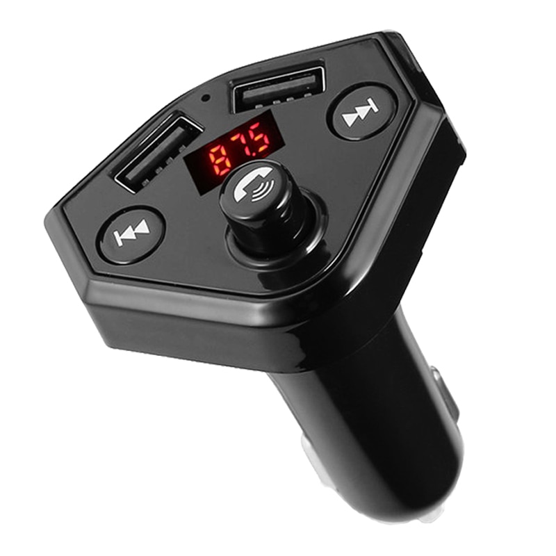 Bluetooth Fm-zender Draadloze MP3 Speler Radio Zender 3.1A Auto Charger Met Dual Usb-poorten Handsfree Bluetooth Car Kit