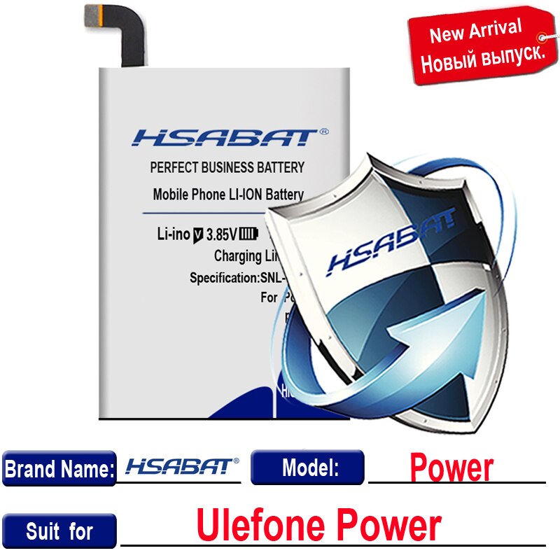 HSABAT 5900-8300mAh Top Brand Battery for Ulefone Gemini Pro T1 for Ulefone Power Batteries for Ulefone Power 3 3S Batteri: for Ulefone Power