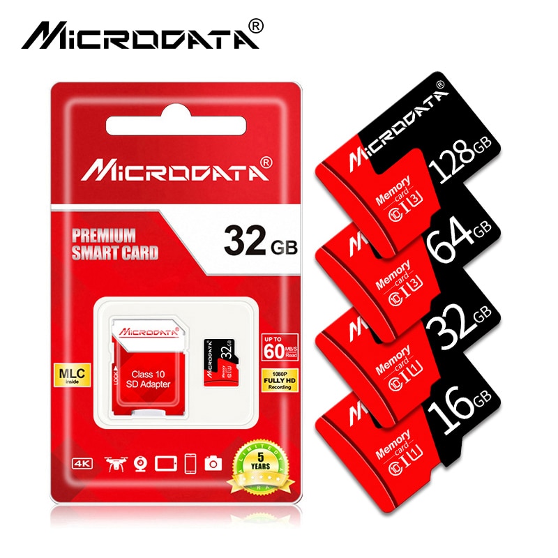Micro SD Card Class 10 memory card 64 gb 128 gb 256gb Mini microSD flash drive 16gb 32 gb cartao de memoria TF Card For Phone