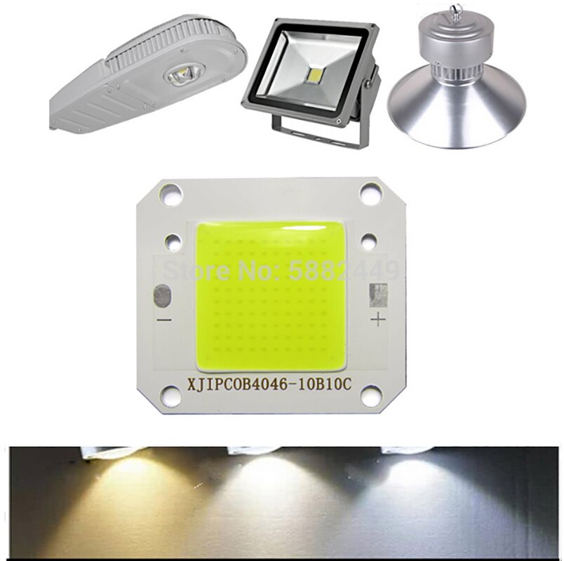 32V 12V 50W 80W White Warm Cold Full Spectrum COB LED lamp Flip Chip Light for Spotlight Floodlight DIY