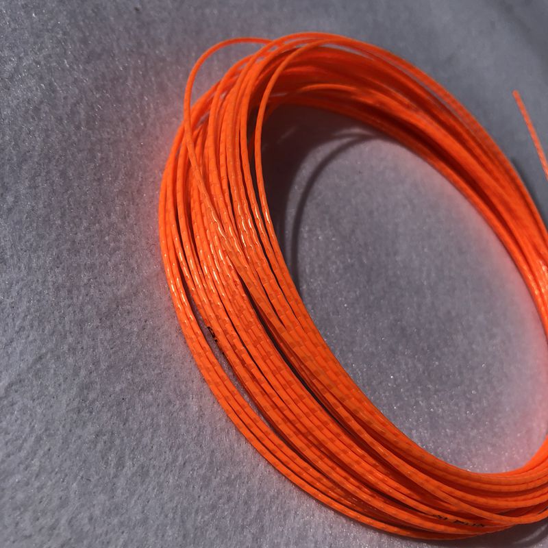 (2 unids/lote) ALPHA bambú grano tenis poliéster cuerdas giro duradero potencia cuerda de raqueta de tenis 12M 1,25 MM 17G