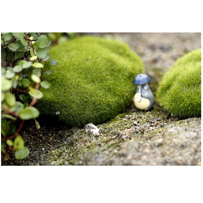 Multi Sizes Artificial Moss Flocking Moss Rock Imitated Stone Simulated Moss Lawn Micro Landscape Decoration DIY Accessories