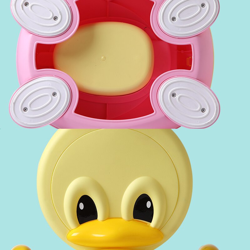 Orinal de pato para bebé, asiento de orinal de PU suave para niños, estilo
