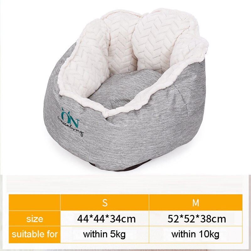 Pet Kat Hond Bed Warming Hond Huis Zacht Materiaal Slaapzak Huisdier Kussen Puppy Kennel Bed Kat Hond bed Kat Bed: 3 / 52X52