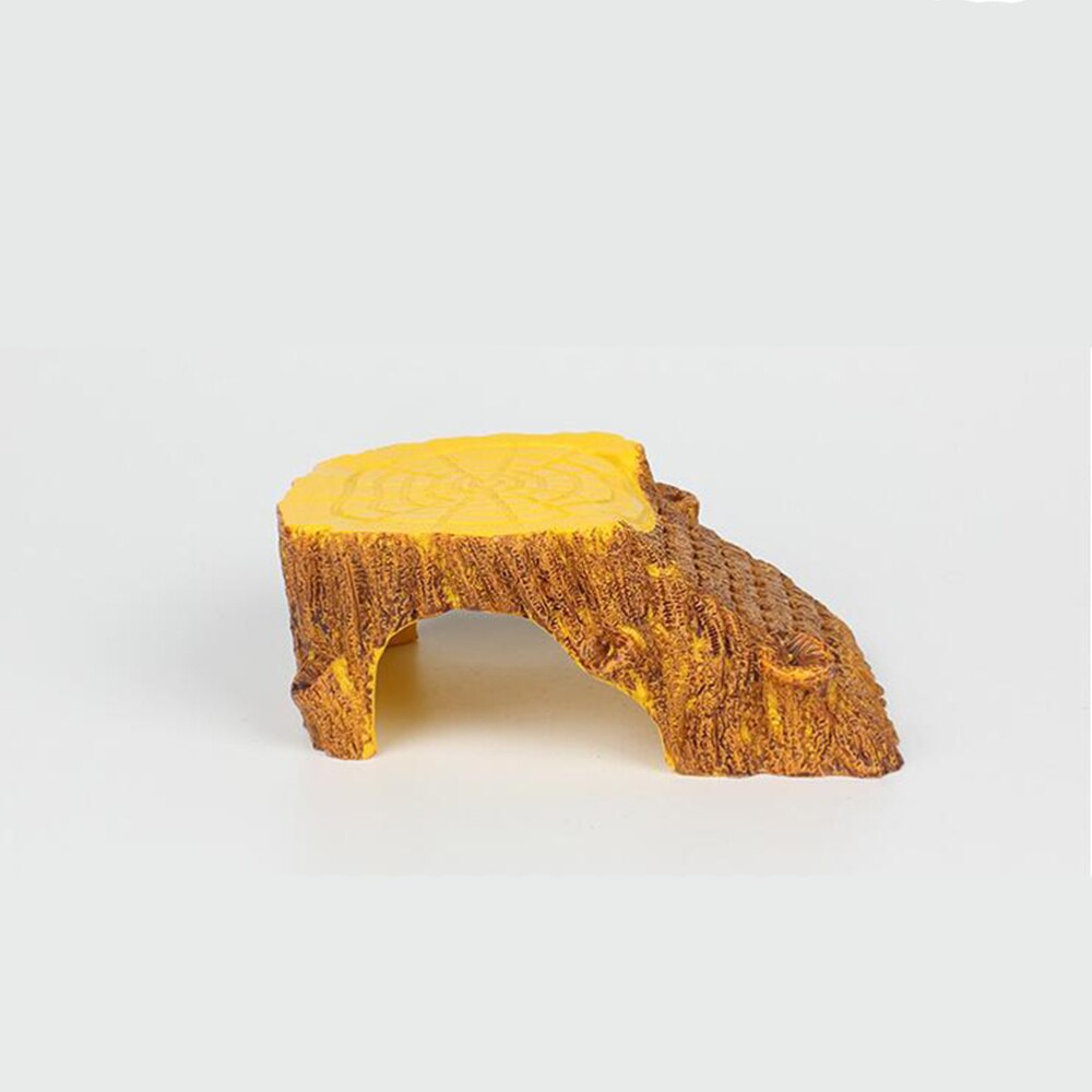 1 Pc Artificial Terrace Fish Tank Hiding Cave Habitat Imitation Platform for Turtle