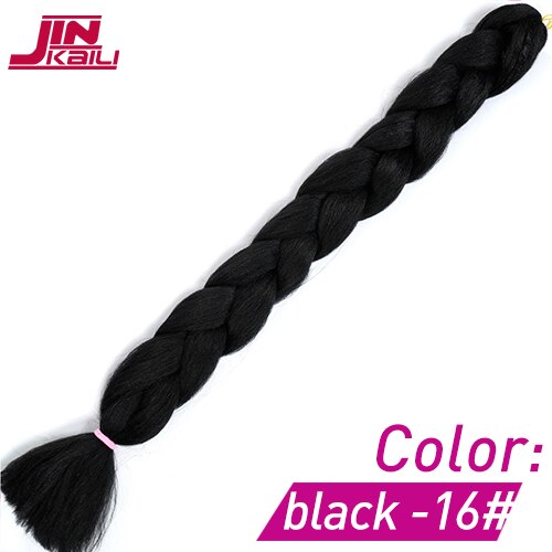 165g Synthetic Braiding Hair Single Ombre Color Glowing For Hair Synthetic Hair Extension Twist Jumbo: P2/613