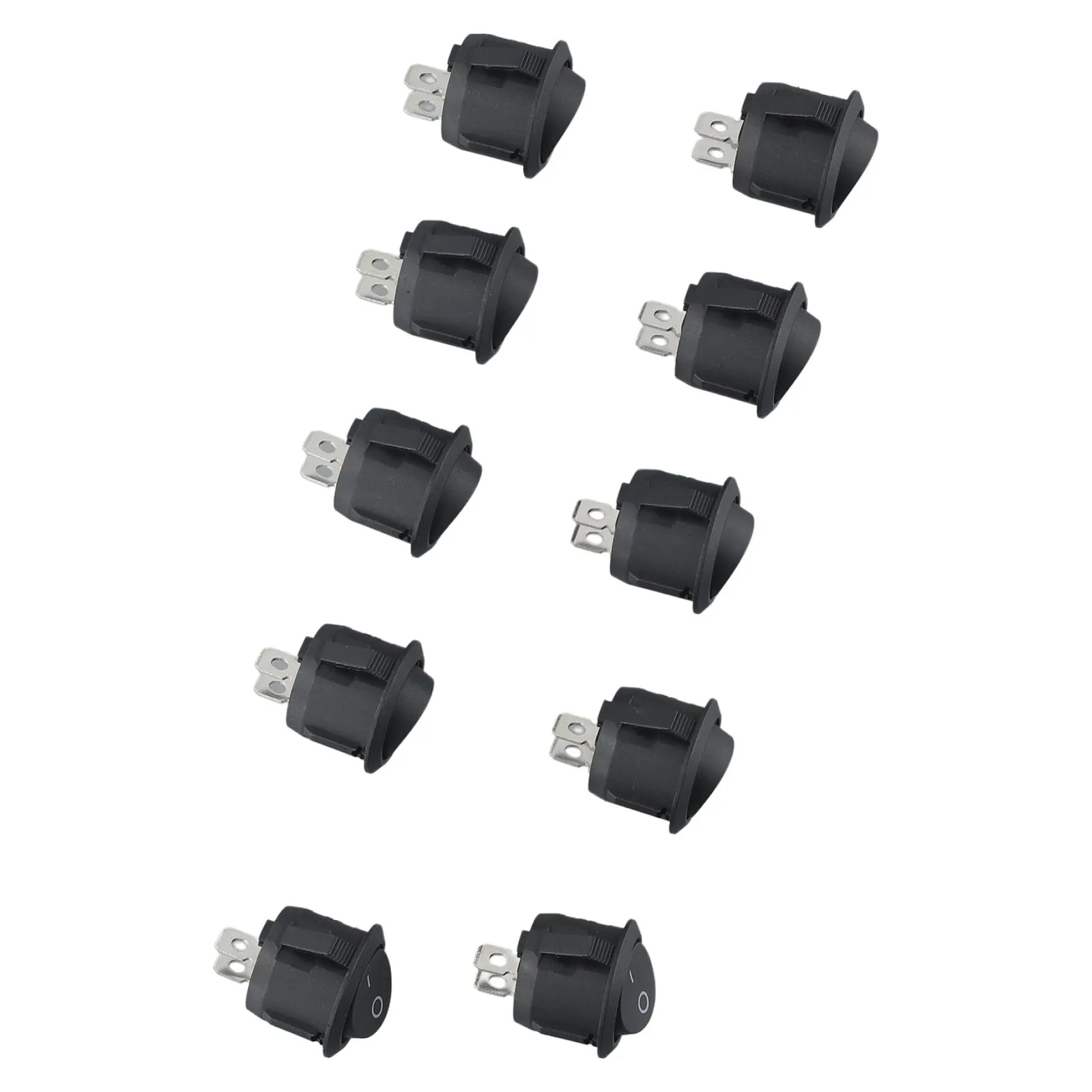 10PCS 12V Round Rocker Switches ON/OFF 2 Pin SPST ... – Grandado