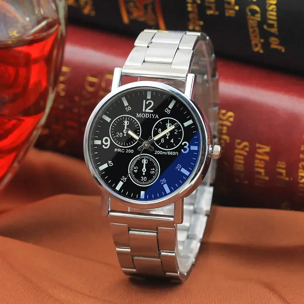 Herrenuhren für Herren, Armbanduhren, Uhren für Herren, Edelstahl, Quarzuhr, 2024, modische Herrenuhren, Luxusuhr