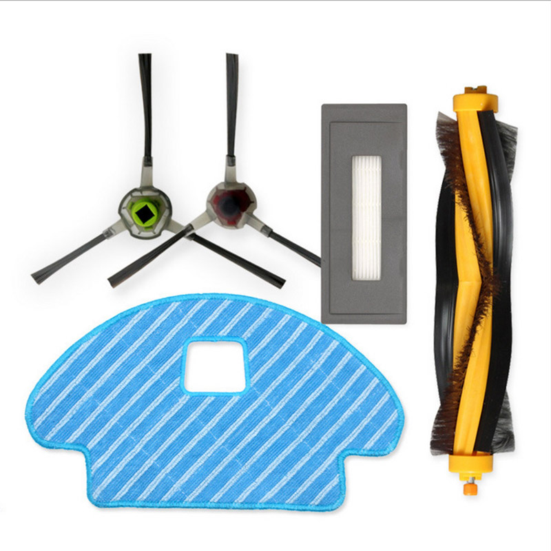 Paño de mopa de Cepillo Lateral de filtro HEPA para Ecovacs Deebot OZMO 930 960 PRO 930 DG36, repuestos de aspiradora robótica, accesorios: plum