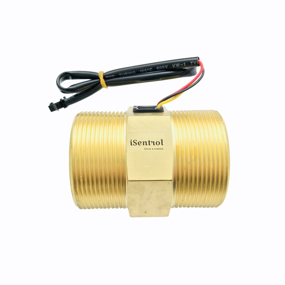 US211MA Water Flow Meter Totalizer Alarmer and Brass USC-HS121TA 100 Degree Liquid Flow Senor Turbine flowmeter G1-1/2“" BSPiang