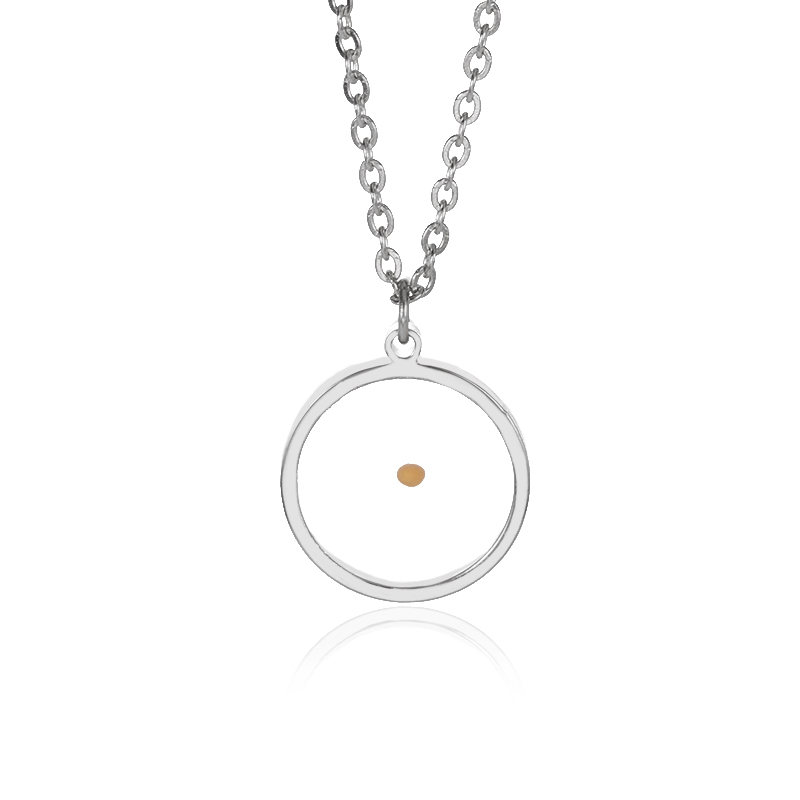 Ovale ketting met opaalsteen voor dames, gemaakt van roestvrij staal met een gouden ovale stenen hanger, ideaal voor een bruiloft.