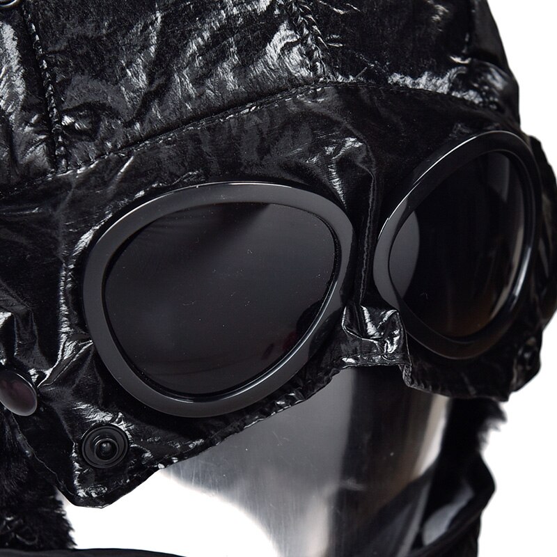 Coole Brille Kappe Neue Uschanka Winter Dicke Warme Faux Pelz Bomber Hut Männer Frauen Ski Maske Earflap Winddicht Volle gesicht Schnee Kappe