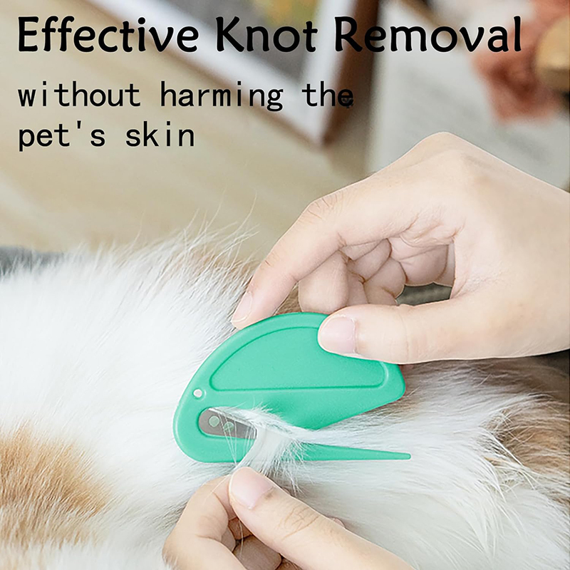 Effectieve Huisdier Open Knoop Kam Kat Hond Ontharing Tool Hond Ondervacht Grooming Trimmer Clippers Kat Open Knopen Cutter