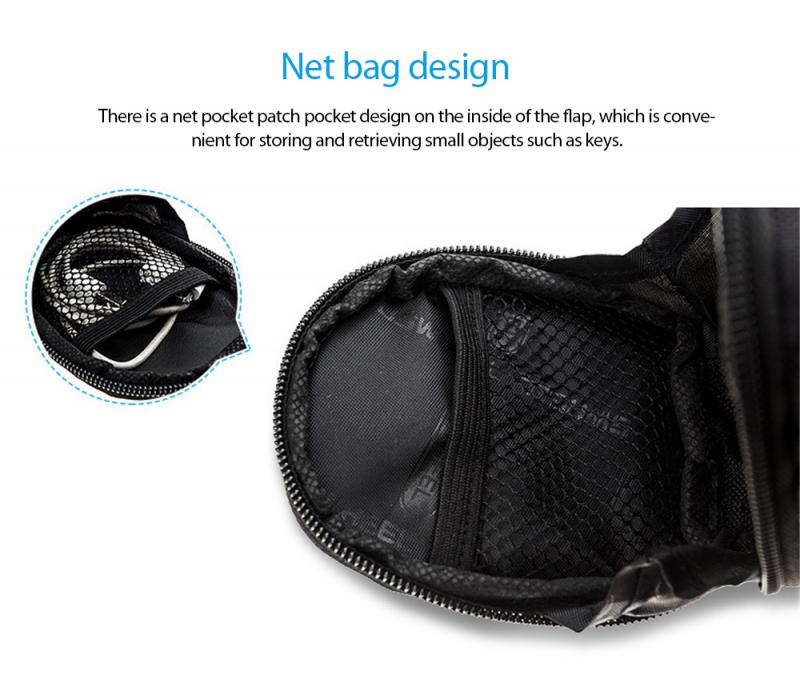 Roswheel Draagbare Waterdichte Bike Zadel Bag1.2L Multifunctionele Fiets Staart Zakken Achter Pannier Fietsen Apparatuur