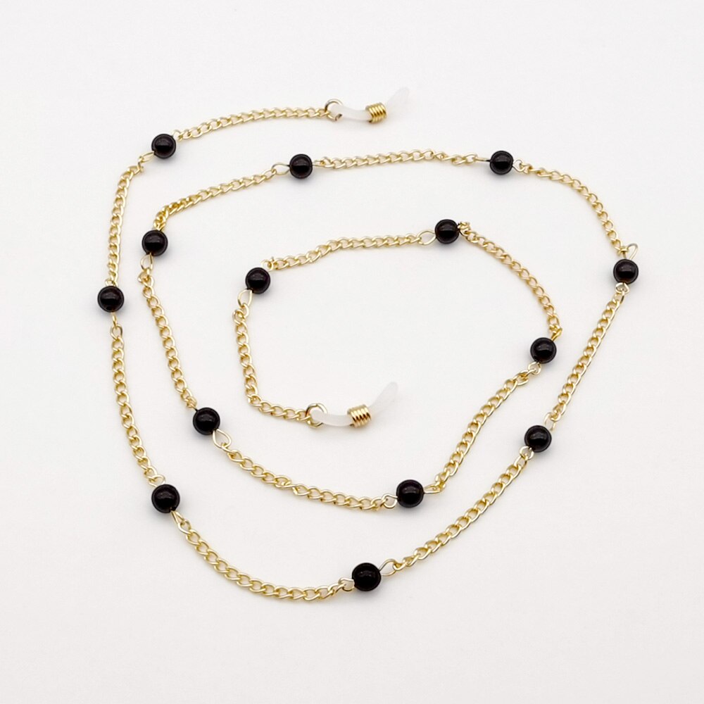 White Imitatie Parel Bril Kettingen Kralen Sunglass Lezen Brillen Ketting Cord Holder Touw Voor Mannen Vrouwen Stellen: 05