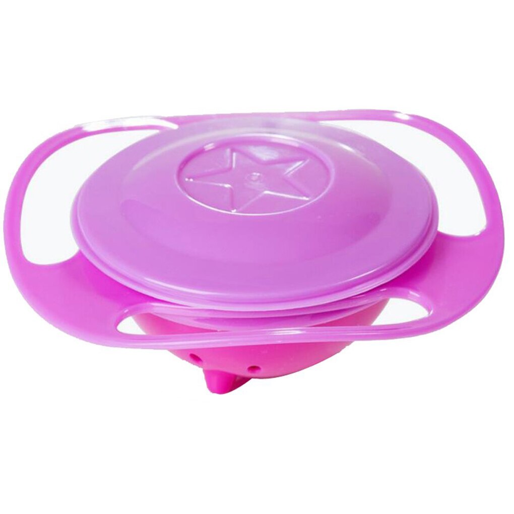 Plato giratorio de 360 grados para bebé, plato OVNI a prueba de derrames, juguete de Comida Infantil
