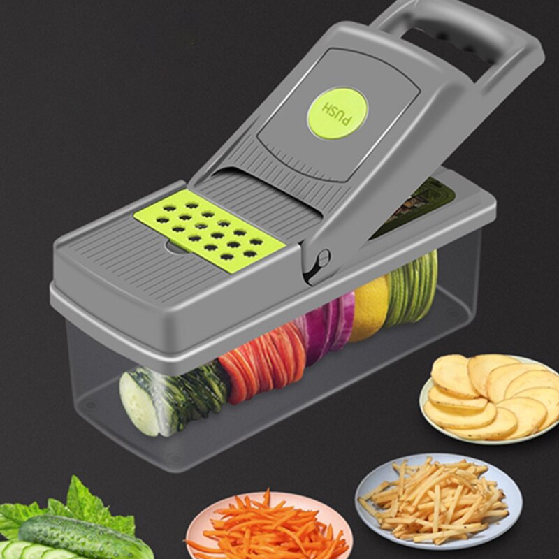 Multi Function Chopper Kitchen Chopper 12 in 1 Chopper Slicer Potato Slicer Salad Chopper