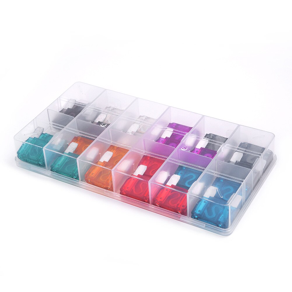 Spare Car Fuse Parts For UPS 24PCS Set Amp Kit Auto Truck Circuit 10V-32V
