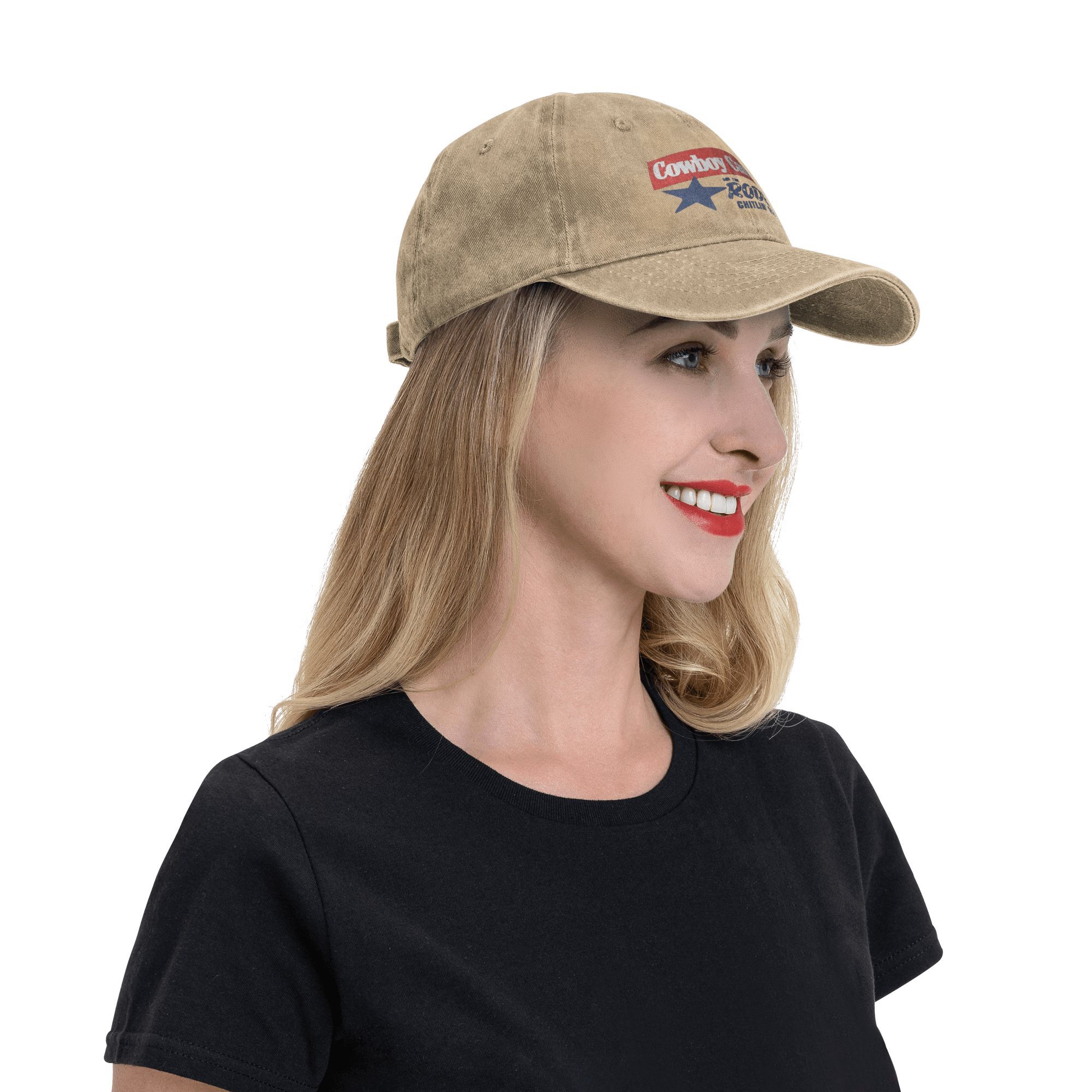 Vintage beyonce cowboy carter rodeo chitlin' circuit baseballcaps for menn og kvinner, slitt denim-hodeplagg, justerbare hatter for utendørsbruk