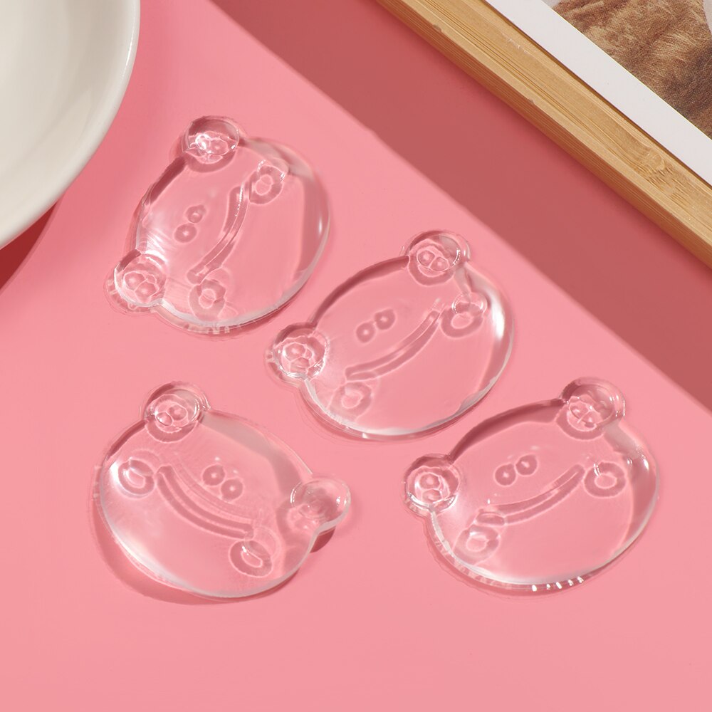 1PC Shockproof Rubber Door Stops Anti Collision Pads Waterable Mute Handle Bumpers Transparent Protection Sticker Wall Protector