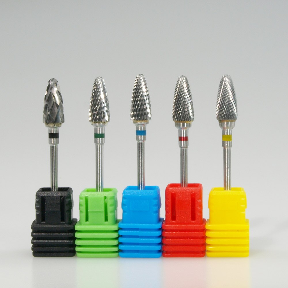Millings carbide nail drill bit electric nail file drill bit coarse carbide drill 3/32'' 602001