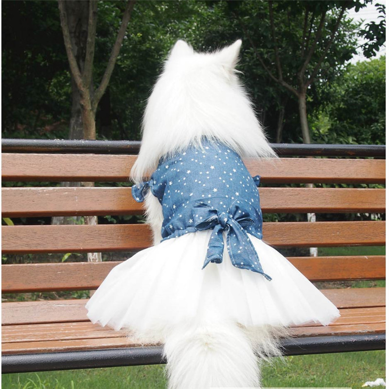 Large Dog Dress Summer Big Dog Clothes Corgi Samoy...  Grandado