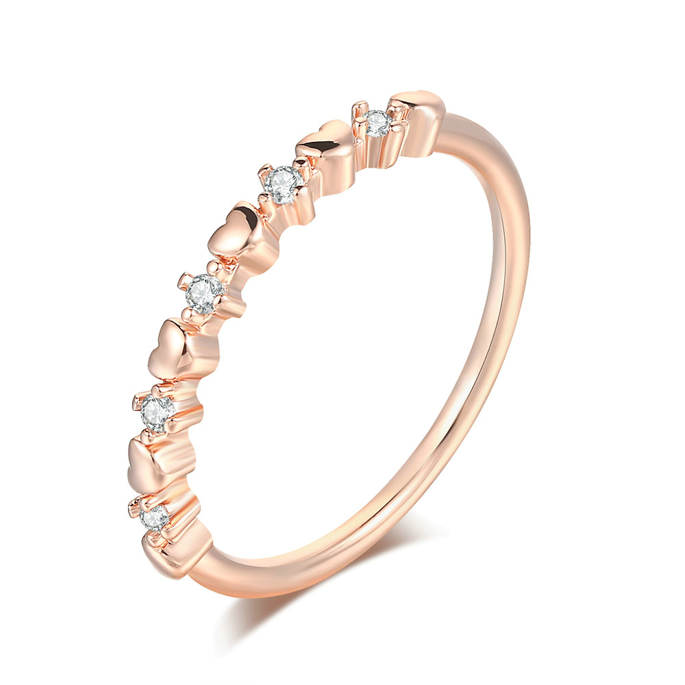 Zhouyang Geometrische Ringen Voor Vrouwen Unieke Stijl Grote Zirconia Zilveren Kleur Bruiloft Engagement Mode-sieraden R655: 5 / R902