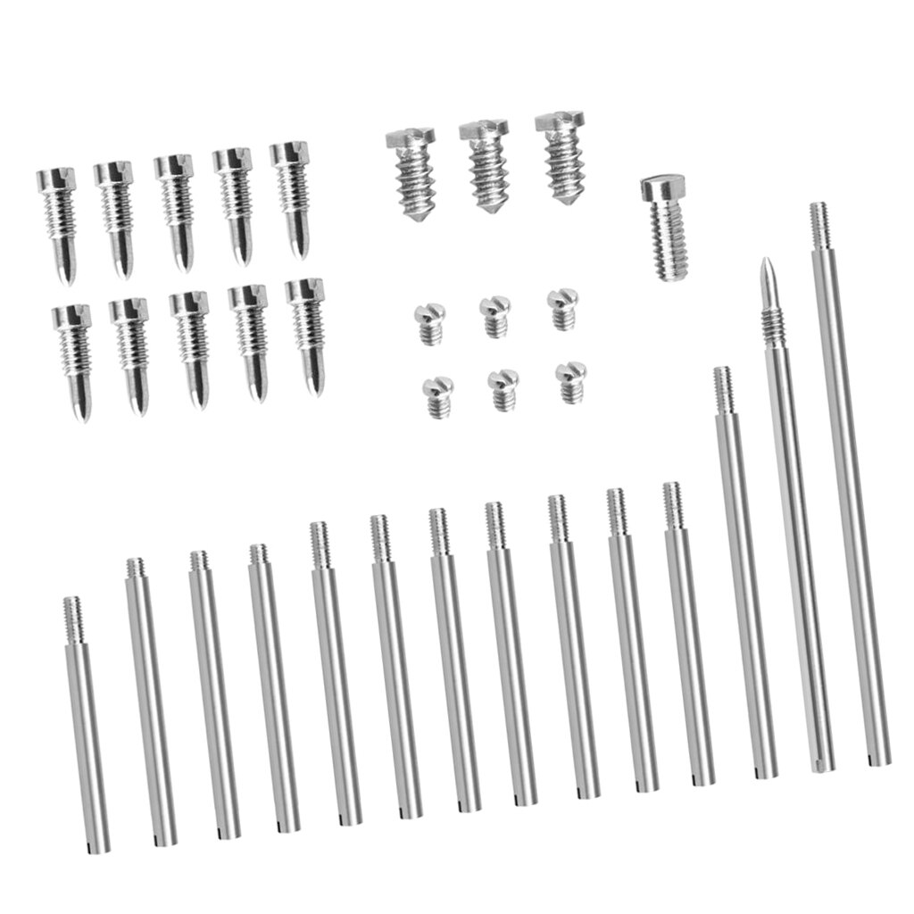 Metal Clarinet Fitting Threaded Shafts Screw Set Woodwind Adjustment Repair Part