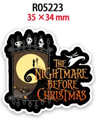 Vlakke hars flatback halloween 30 stuks/partij acryl harsen bedrukt voor doe-het-zelf decoratie: R05223
